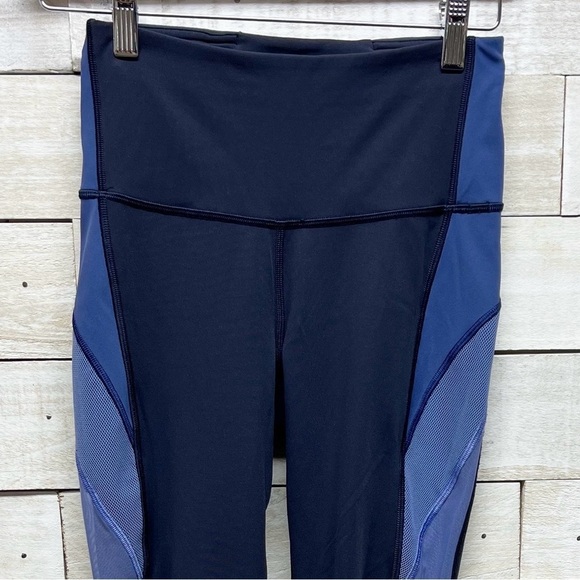 Lululemon Colour Me‎ Ombre Legging Pants Womens 4 Blue Mesh - Picture 5 of 11